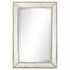 Champagne Bead Beveled Rectangular Wall Mirror - Clear-24 in. x 1.57 in. x 54 in. - Image 2