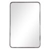 Copper Grove Dark Bronze Rectangular Wall Mirror with Rounded Corners-Dark Bronze - Image 2