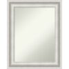 Non-Beveled Bathroom Wall Mirror - Parlor White Frame-34 x 28 in - Parlor White - Image 2