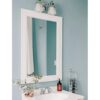 Porter White Framed Wall Mirror-30" x 40" - White - Image 2