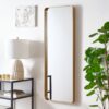 SAFAVIEH Almasy 18 x 48-inch Rectangular Wall Mirror - 18"W x 2"D x 48"H-Gold - Image 2