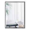 Silver Beveled Framed Wall Mirror-24*32*1.58 - Black - Image 2