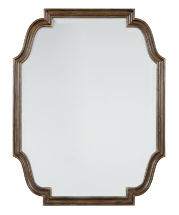 Hekman Brown Natural Wood Vintage-style Mirror - Wexford Brown-Wexford Brown