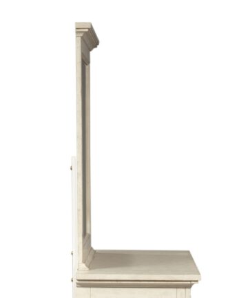 High Country Antique White finish Landscape Mirror-White