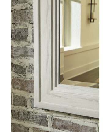 Jacee Mirror-30"W x 1"D x 40"H - Antique Gray