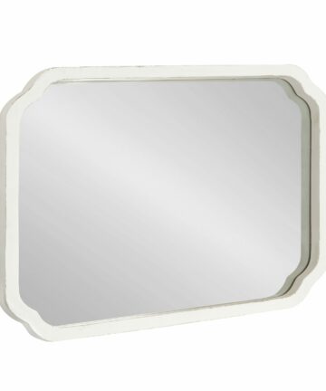 Kate and Laurel Marston Square Wood Wall Mirror-18x48 - Rustic Brown