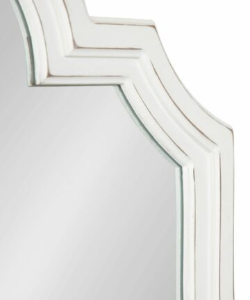 Kate and Laurel Sindahl Framed Arch Wall Mirror - 26x35.25-26x35.25 - White