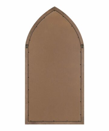 Kate and Laurel Winn Coastal Framed Arch Accent Mirror-24x36 - White