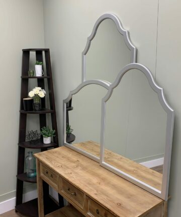 Mifflin Framed Full Length Mirror - Peaks Cathedral - 23.4x47.4-Silver