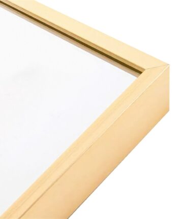 Mirror Full Length Mirror Floor Mirror Hanging Standing, 59" x 15.7"-Gold