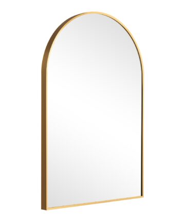 Modern Thin Frame Wall-mounted Vanity Mirror - 30*39-Gold