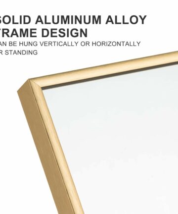 Modern Full Length Floor Mirror-70x30 - Gold
