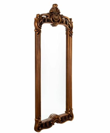 Oversized Vintage Gold Ornate Full Length Floor Mirror Baroque Decor-Antique Gold