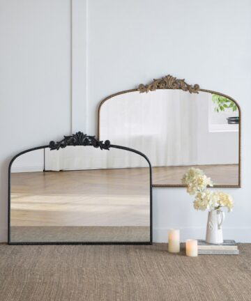 Rectangular Wall Mirror - 40" x 31"-Gold