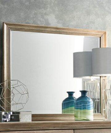 Sun Valley Sandstone Mirror - Beige/Brown-Beige/Brown