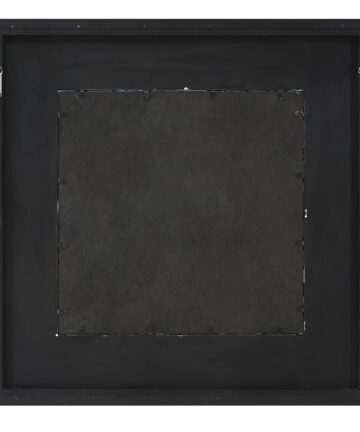 Uttermost Wharton Whitewashed Square Mirror - 41.5"x 41.5"-Brown