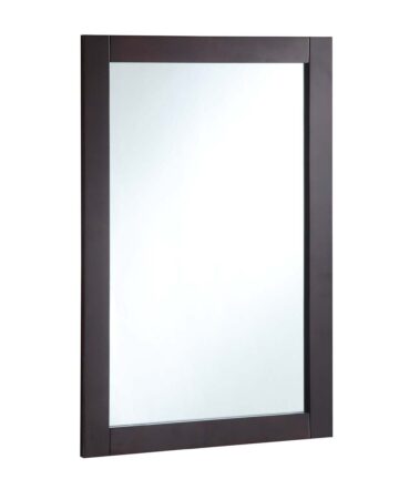 Design House Transitional Shorewood 30-Inch Wall Mounted Mirror-Espresso - 20 x 30