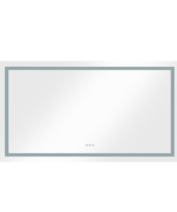 Dornberg 72" x36" LED Bathroom Mirror,Anti Fog,Front Light - 72 X 36-72 X 36