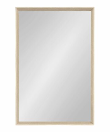 Kate and Laurel Quato Rectangle Wall Mirror-24x36 - Black