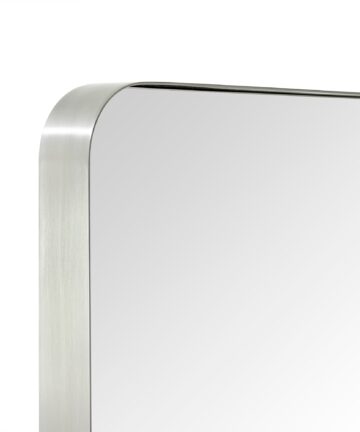 Kengston Modern & Contemporary Rectangular Bathroom Vanity Mirror-20'' x 30'' - Brushed Nickel