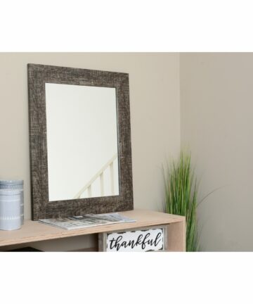 Rustic Brown Wall Mirror-21.5 x 55